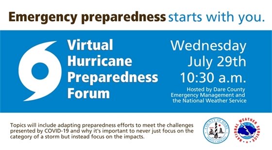 Virtual Hurricane Preparedness Forum July 29, 2020 at 10:30 am