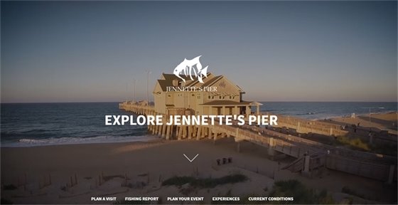 Watch the surf off of Jennette's Pier live from the pier's web site.