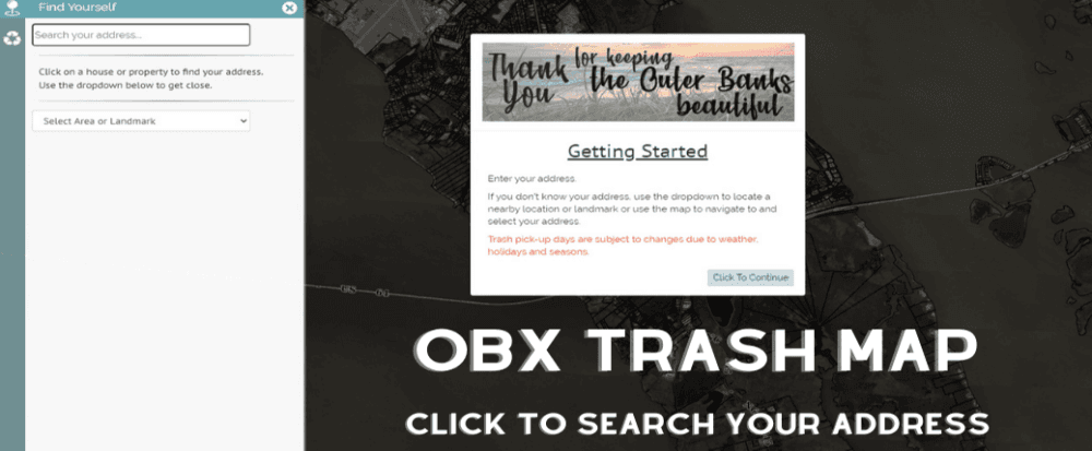 OBX Trash Map