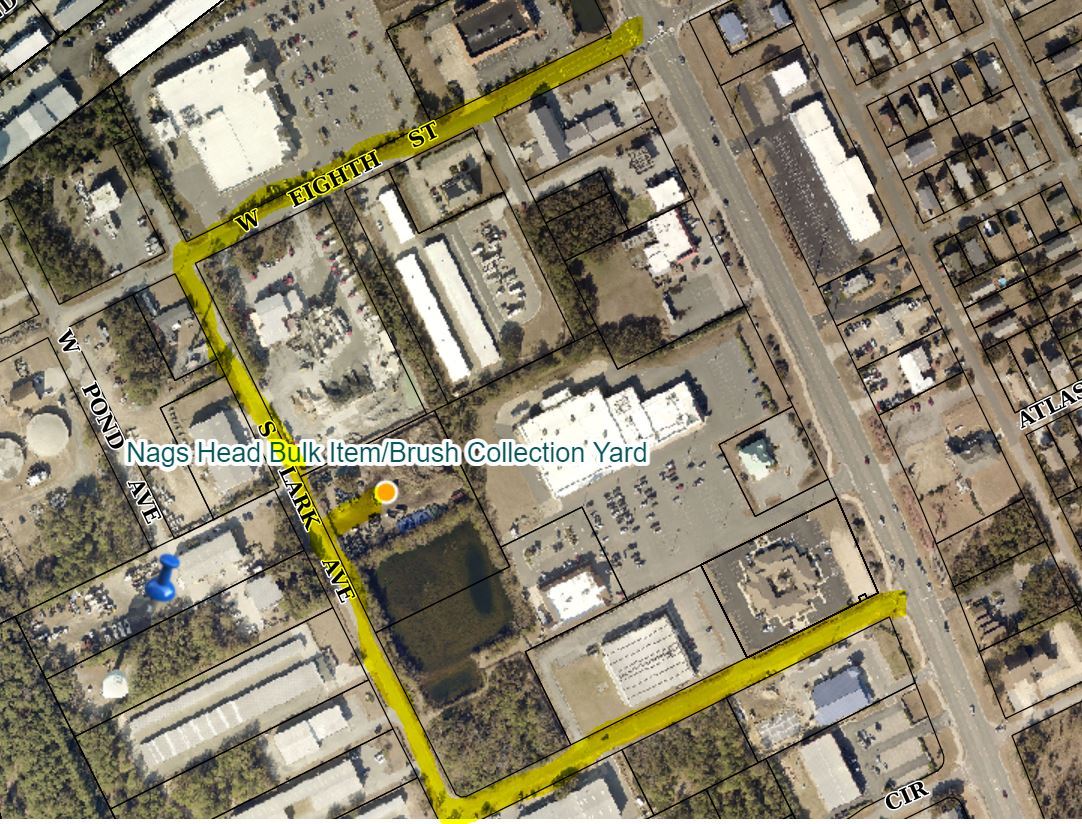 Map of Bulk-Brush yard