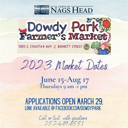 2023 Dowdy Park Farmer's Market Update