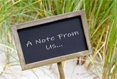 A Note From Us