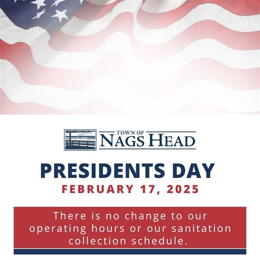 No change to operating hours or sanitation schedule due to Presidents Day 2025.
