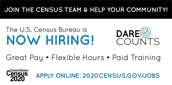 U.S. Census Bureau is Hiring!