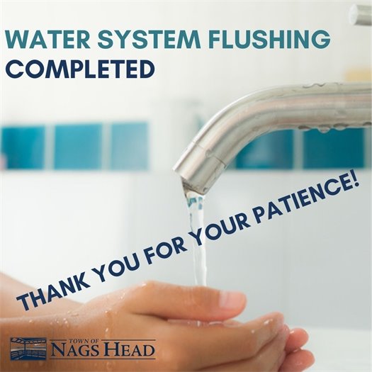Water System Flushing Completed 