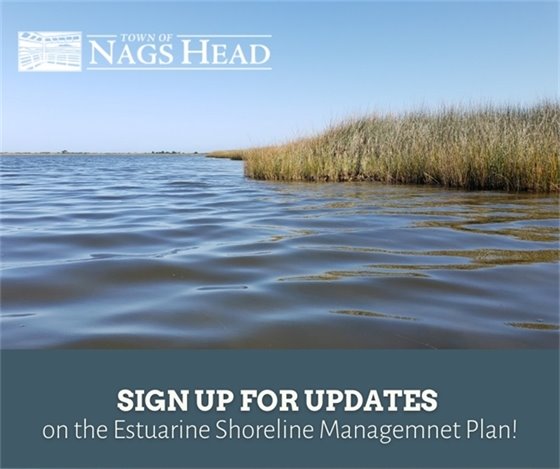 Sign up to learn more and receive updates on the Estuarine Shoreline Management Plan that the Town is kicking off! 