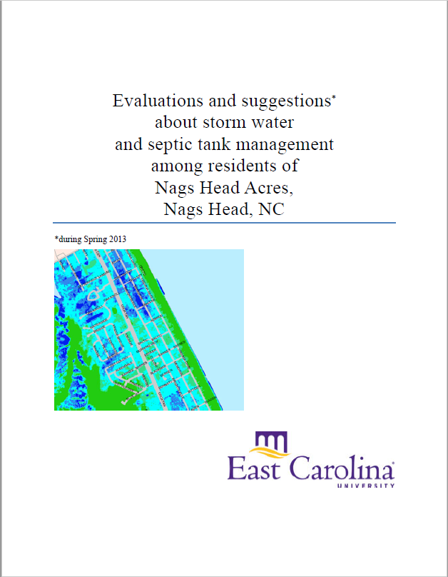 Report on Stormwater Management and Septic Tank Management