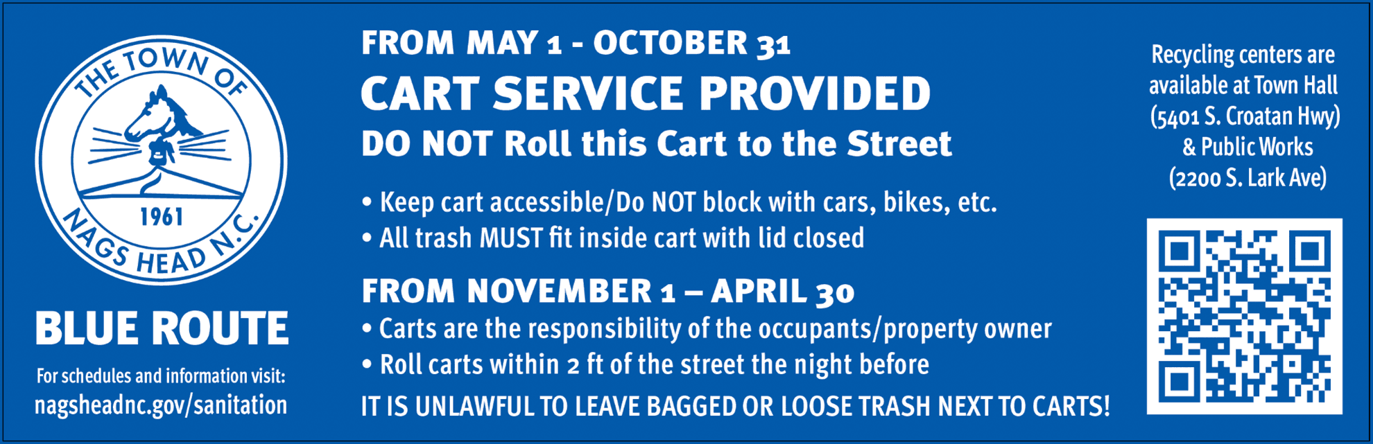 roll back cart sticker