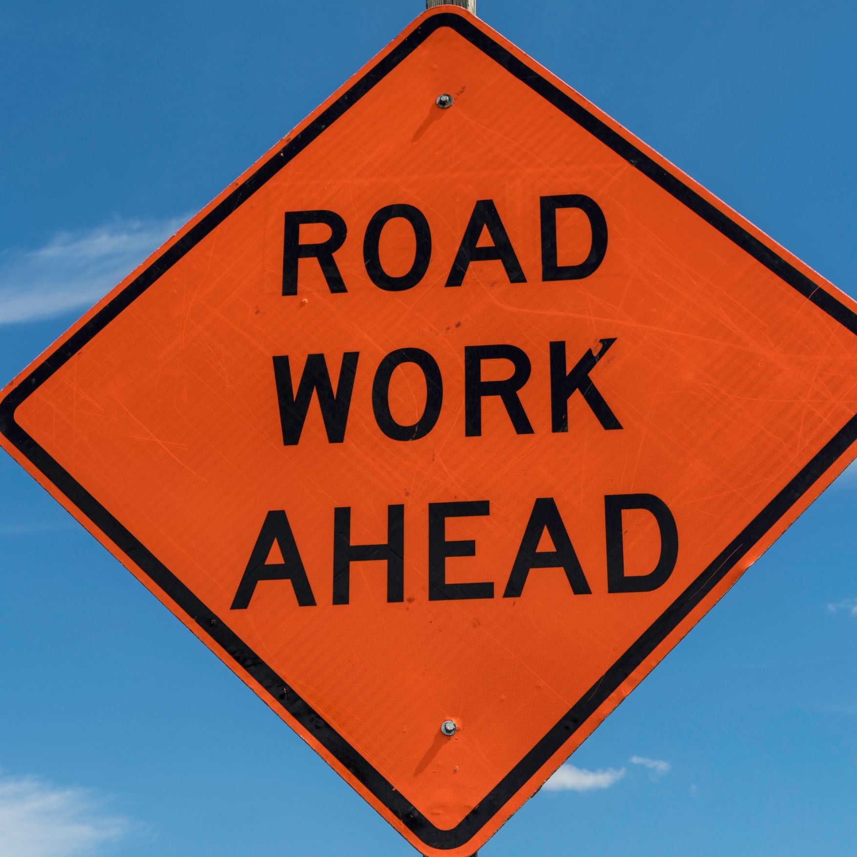 Road Work Ahead 