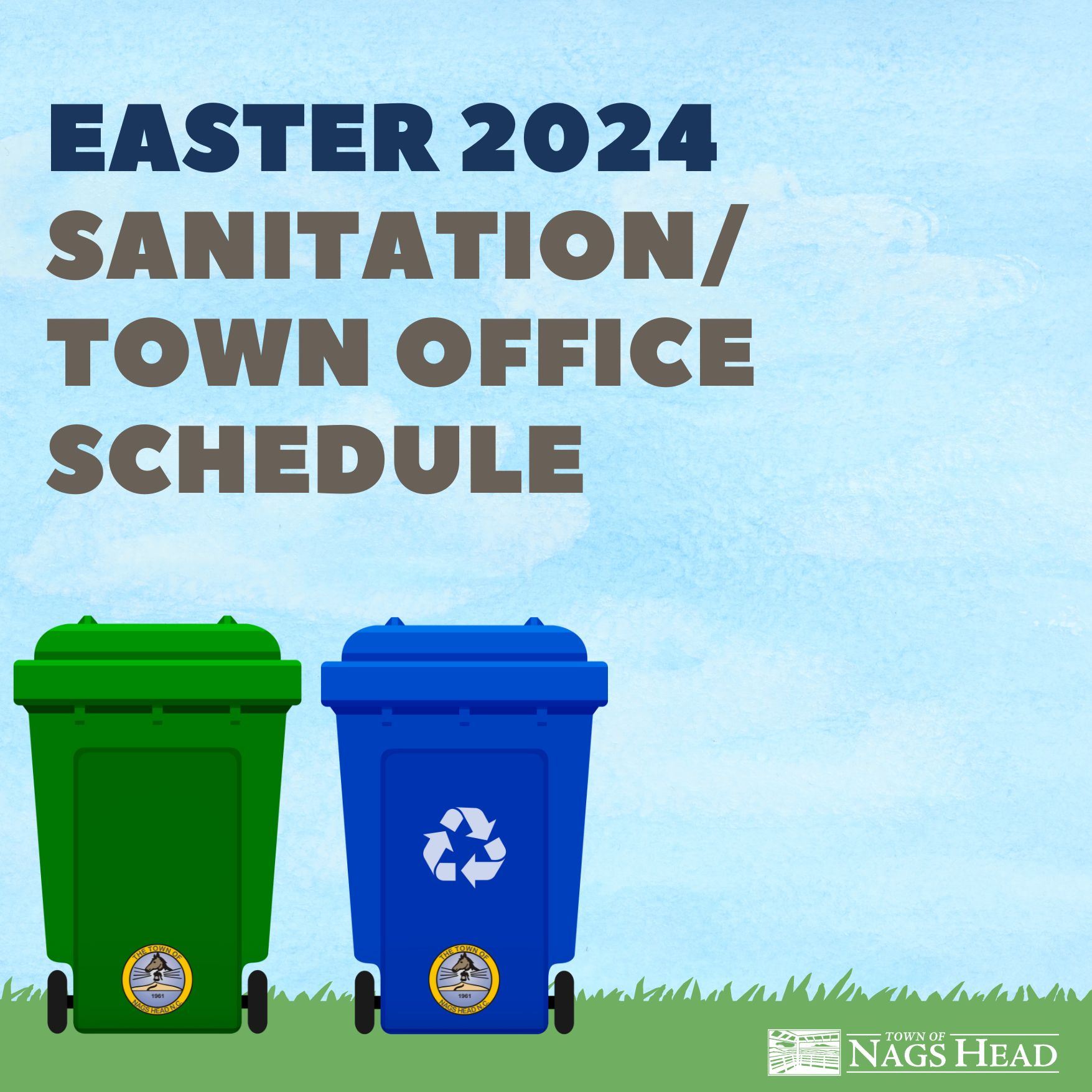 Easter 2024 Office and Sanitation Schedule 