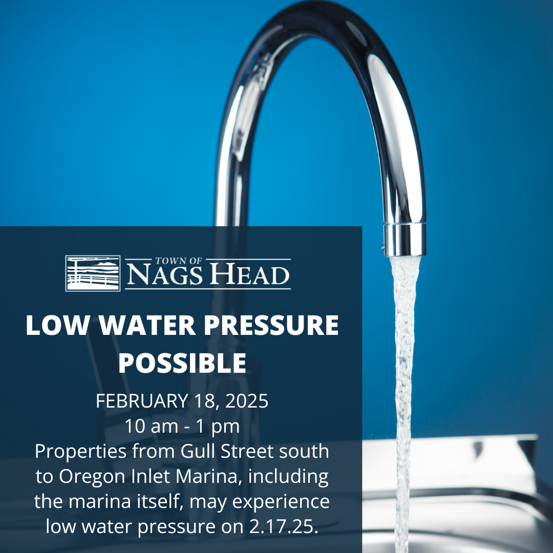 Properties from Gull Street south to Oregon Inlet Marina, including the marina itself, may experienc